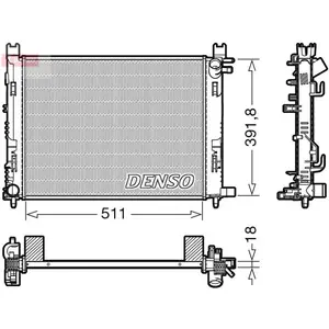 DENSO Radiateur moteur pour DACIA: Sandero, Duster, Lodgy, Logan, Dokk...Vendu paroscaro