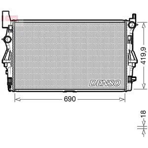 Radiateur DRM17114 Denso pas cher