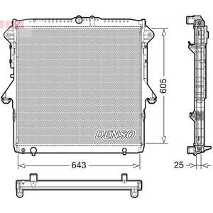 DENSO Radiateur moteur pour FORD: Ranger (Ref: DRM10119) pas cher