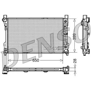 DENSO Radiateur moteur pour MERCEDES-BENZ: Classe CLK, Classe C, Classe SLK, Classe CLC (Ref: DRM17079) pas cher