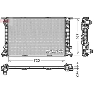DENSO Radiateur moteur pour AUDI: A5, A4, Q5 (Ref: DRM02021)Vendu paroscaro