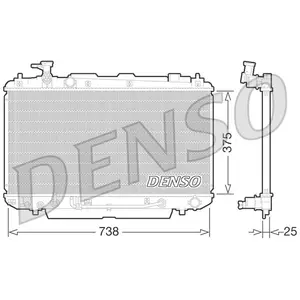 Radiateur DRM50064 Denso pas cher