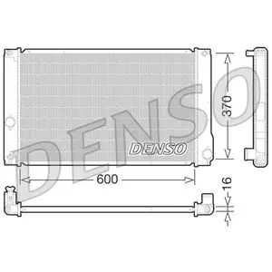 Radiateur DRM50076 Denso pas cher