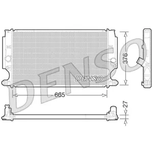 Radiateur DRM50072 Denso pas cher