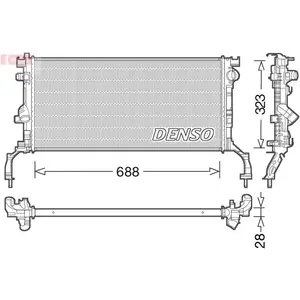 Radiateur DRM23038 Denso pas cher