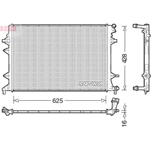 Radiateur DRM32047 Denso pas cher