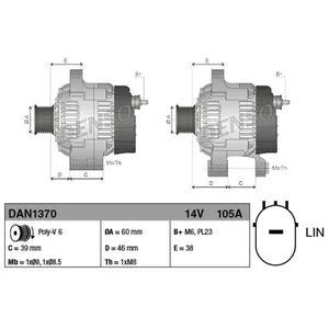 Denso Dynamo pas cher