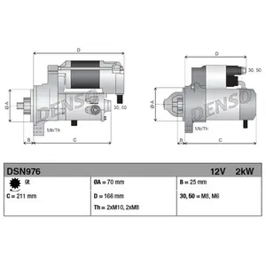 Comparateur de prix : Denso Startmotor