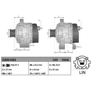 Denso Dynamo pas cher