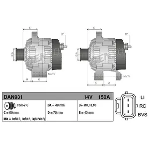 Denso Dynamo pas cher