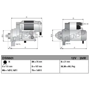 Denso Startmotor
