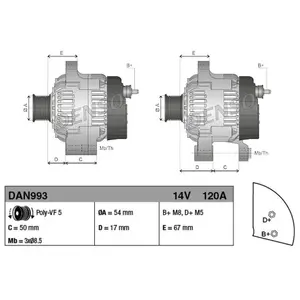 Denso Dynamo pas cher