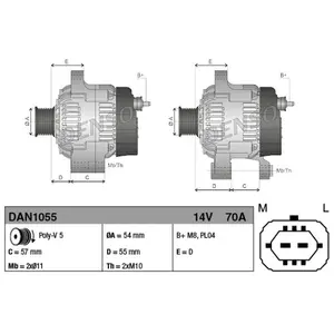 Comparateur de prix : DENSO Générateur DAN1055