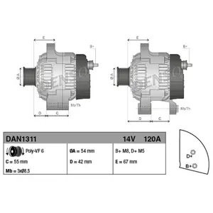 Denso Dynamo pas cher