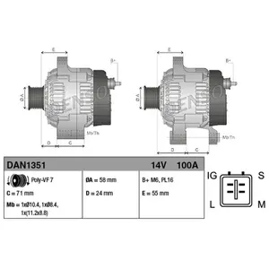 Comparateur de prix : Dynamo DAN1351 Denso