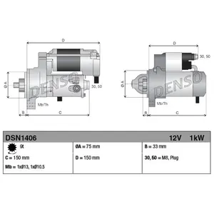 Comparateur de prix : Denso Startmotor