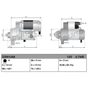 Comparateur de prix : Denso Startmotor