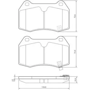ABS All Brake Systems Remblokken set pas cher