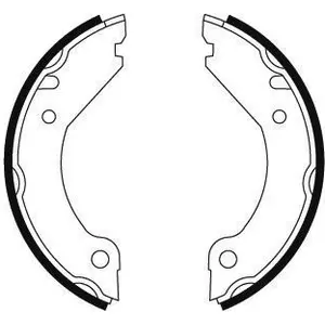 ABS All Brake Systems Remschoenset parkeerrem