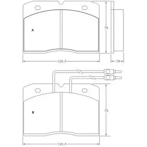ABS All Brake Systems Remblokken set pas cher