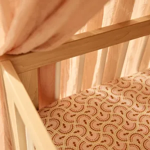 Jollein Drap housse en jersey Soft Plumes (60 x 120 cm) pas cher
