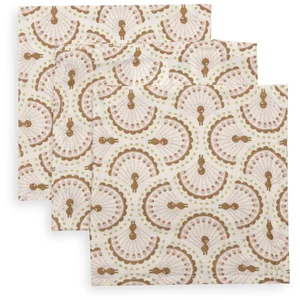 Jollein Lot de 3 mini langes Soft Plumes (31 x 31 cm) pas cher