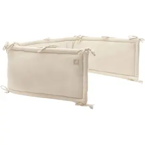 Jollein Tour de lit Little Waffle Sand (pour lits 60 x 120 ou 70 x 140 cm) pas cher