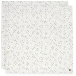 Jollein Lot de 2 maxi-langes en coton Leafy Dreams (115 x 115 cm) pas cher