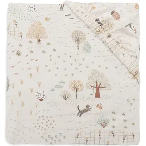 Jollein Drap housse en jersey Tiny Park (60 x 120 cm) pas cher