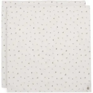 Jollein Lot de 2 maxi-langes en coton Animal Friends (115 x 115 cm) pas cher