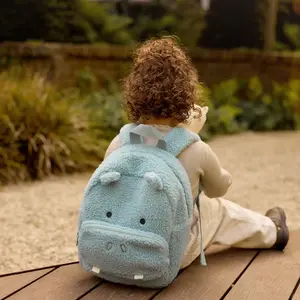 Jollein Sac à dos bébé Hippo Happy pas cher