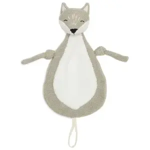 Comparateur de prix : Attache Sucette doux Renard - JOLLEIN - Gris et blanc - Bébé - Porte tétine Bébé