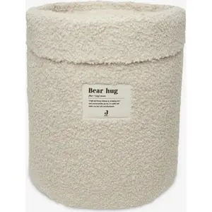 Jollein Panier de rangement, diamètre : 18 cm, avec plateau naturel boucle pas cher