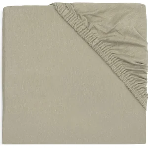 Jollein - Hoeslaken Jersey 40/50x80/90cm - Wieg, Ledikant, Babybed - Olive Green pas cher