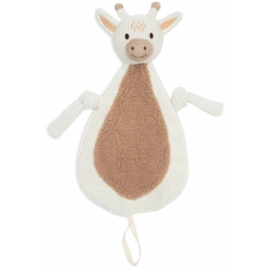 Attache Sucette doux - JOLLEIN - Giraffe - Bébé - Mixte - Marron - Porte tétine pas cher