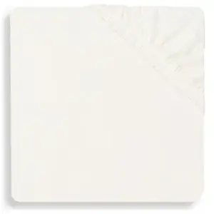 Jollein - Baby Hoeslaken Ledikant Jersey (Ivory) - Katoen - 60x120cm pas cher