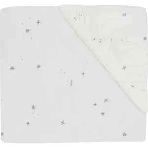 Jollein Drap housse en jersey Twinkling Sea Green (60 x 120 cm) pas cher