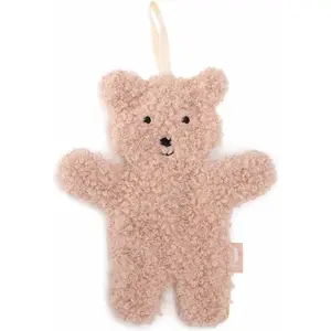 Jollein Doudou attache sucette Teddy Bear Wild Rose pas cher