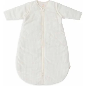 Jollein Baby Slaapzak Winter Met Afritsbare Mouw 60cm - Rond - Rib Ivory - Winterslaapzak pas cher