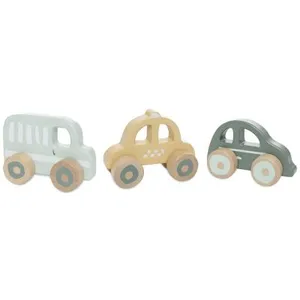 Jollein Lot de 3 voitures en bois On the Go pas cher