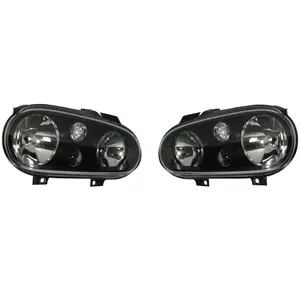 AutoStyle Set koplampen passend voor Volkswagen Golf IV 1998-2003 - Zwart - incl. mistlampen pas cher