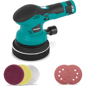 VONROC Polijstmachine 12V - Ø 125mm - dual action - 2-in-1: polijsten ... pas cher