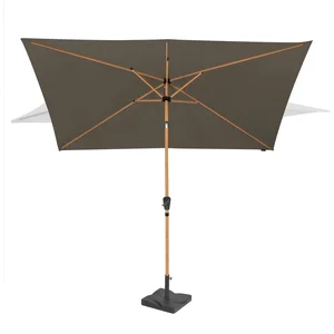 VONROC Premium Stokparasol Rapallo 200x300cm - Incl. parasolvoet & bes... pas cher