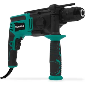 VONROC Perceuse à percussion 1100W - marteau perforateur - 2 vitesses ... pas cher