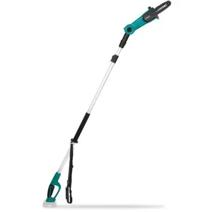 VONROC Telescopische Accu Kettingzaag 20V - Kantelbaar zaagblad - Traploos verlengbaar - Zonder accu en snellader pas cher