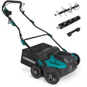 VONROC Elektrische verticuteermachine - gazonbeluchter   1500W - maaib...