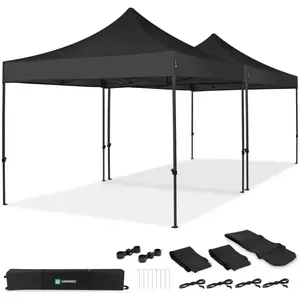VONROC Easy-Up Partytent 6x3 m Premium easy-up Partytent - Set inc... pas cher