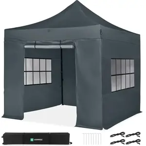 VONROC Easy-Up Partytent 3x3 m - Premium easy-up Partytent - Set inc... pas cher