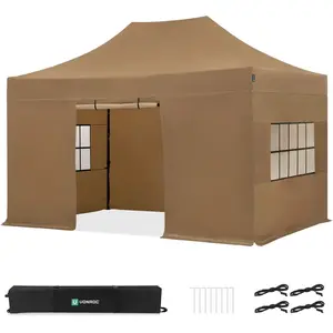 VONROC Easy-Up Partytent   3x4.5 m - Premium easy-up Partytent - Set i... pas cher
