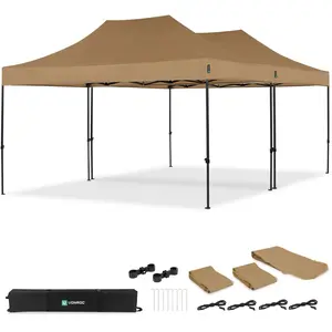 VONROC Partytent 6x4.5 m Premium easy-up Partytent - Set incl. 2x ... pas cher